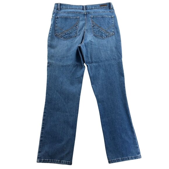 Lee Women's Jeans Size 14 Classic Fit 1889 Blue Denim Straight Leg Classic Casua - Picture 2 of 14